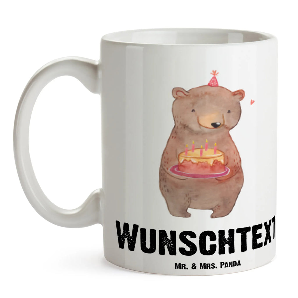 Spersonalizowany kubek urodziny Misiowy tort Urodziny, prezent urodzinowy, prezent