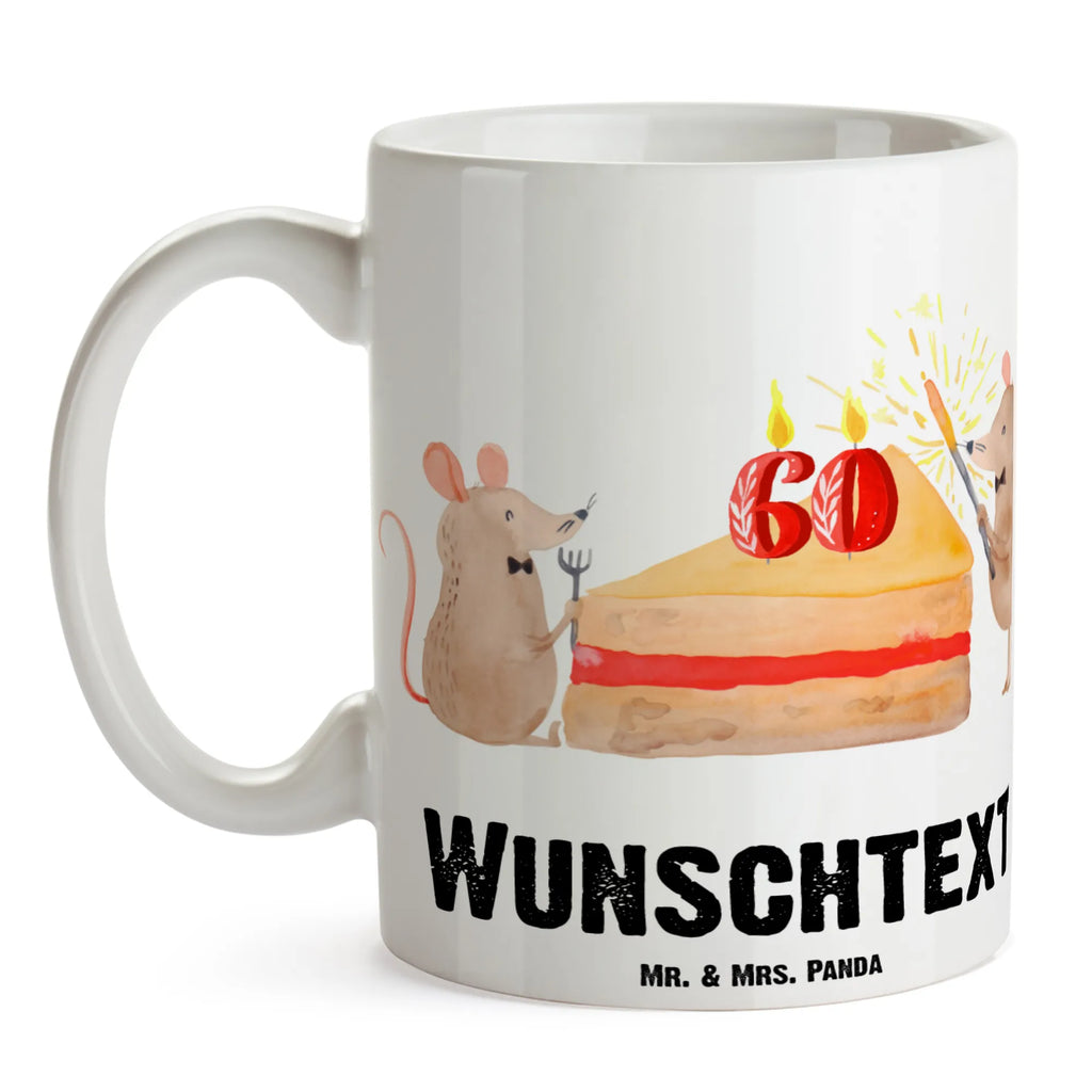 Personalisierte Tasse 60. Geburtstag Mäuse Kuchen Personalisiert, Tasse mit Namen, Namen, Drucken, Wunschname, Tasse, Namenstasse, Personalisierte Tasse, Geburtstag, Geburtstagsgeschenk, Geschenk, Geburtstage, Geburtstagsfeier, Happy Birthday, Maus