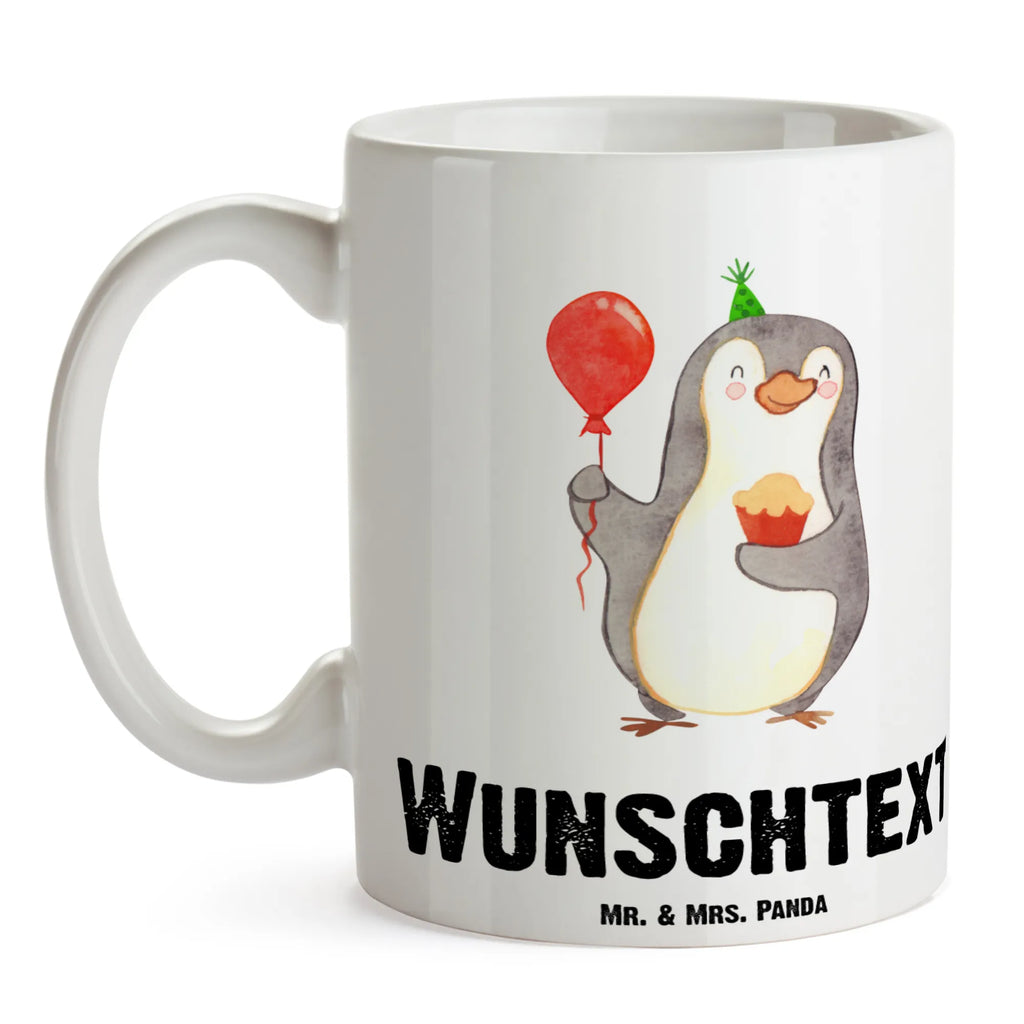 Personalisierte Tasse Pinguin Geburtstag Namenstasse, Personalisierte Tasse, Tasse mit Namen, Namen, Personalisiert, Wunschname, Tasse, Drucken, Geschenk, Geburtstag, Geburtstagsgeschenk, Party, Kuchen, Geschenke, Torte, Feiern