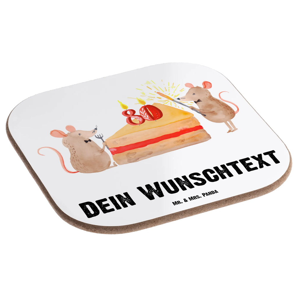 Personalisierte Untersetzer 80. Geburtstag Mäuse Kuchen Personalisiert Getränkeuntersetzer, PErsonalisierte Bierdeckel, Namensaufdruck, Personalisieren, Personalisierte Untersetzer, Untersetzer mit Namen, Peronalisierte Untersetzer Gläser, Bedrucken, Personalisierte Glasuntersetzer, Geburtstag, Geburtstagsgeschenk, Geschenk, Geburtstagsfeier, Maus, Happy Birthday, Geburtstage