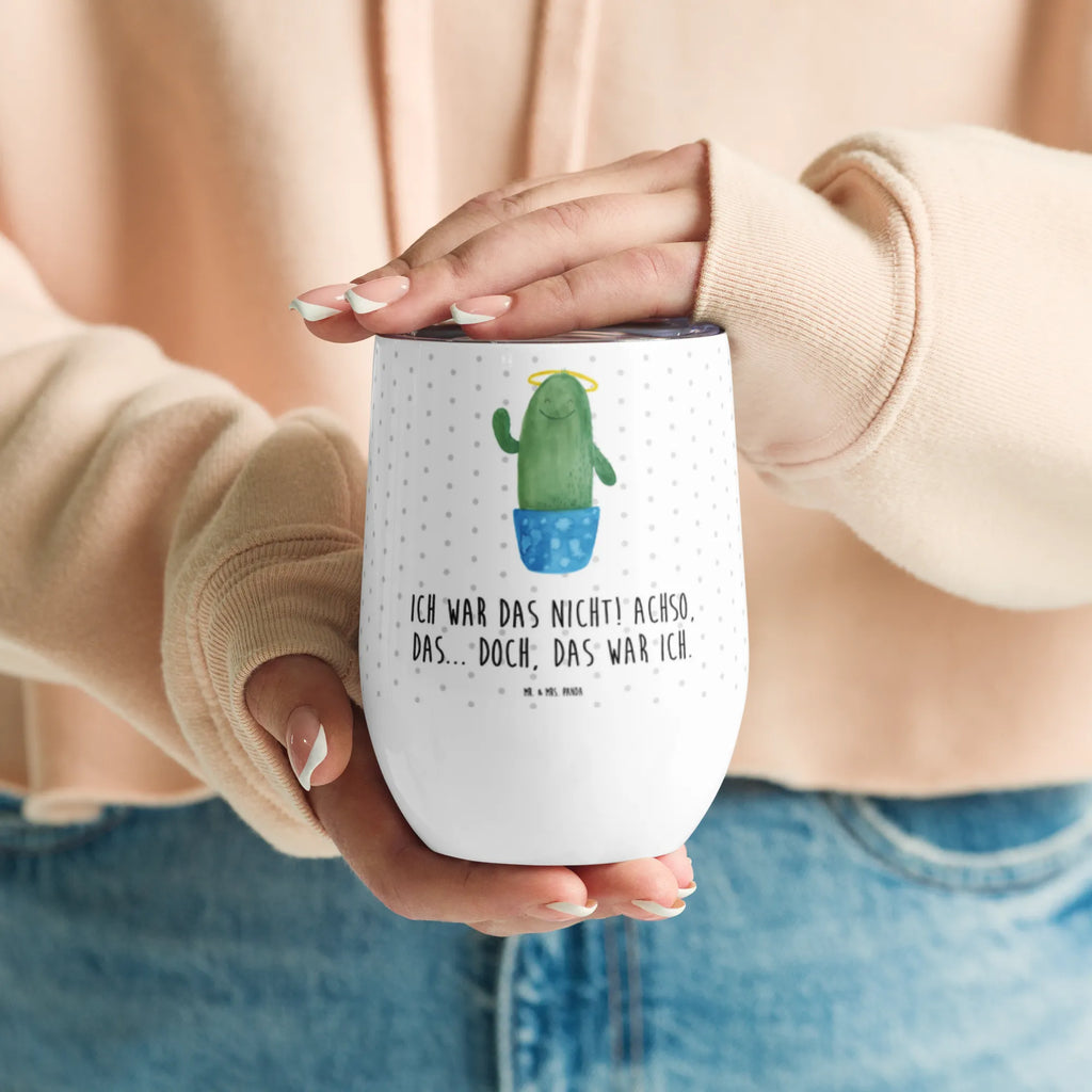 Wine cup cactus Holy drinking cup, hot drinks, wine travel tumbler, stemless wine glasses, wine glasses, portable wine cup, insulated tumbler, wine goblet, wine tumbler, mulled wine cup, premium wine tumbler, cactus, cactuses, plants, cactus plant, small green cactus, halo, funny, sister, parents, family, sisters, girlfriend, child, cheeky, brother