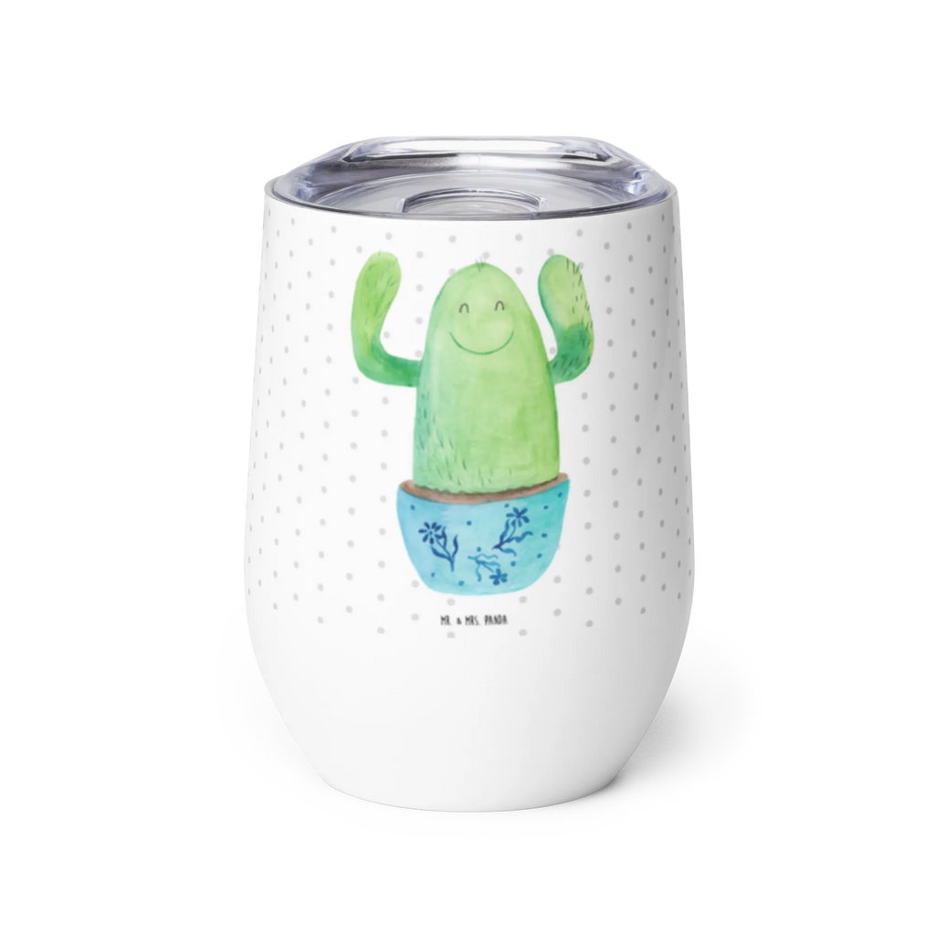 Wine cup cactus happy portable wine cup, hot drinks, wine tumbler, premium wine tumbler, wine goblet, wine glasses, mulled wine cup, insulated tumbler, drinking cup, stemless wine glasses, wine travel tumbler, cactus, cactuses, plants, cactus plant, small green cactus, saying, mother, new start, funny, family, office, motivation, office life, colleague, cacti, friend, child protection, education