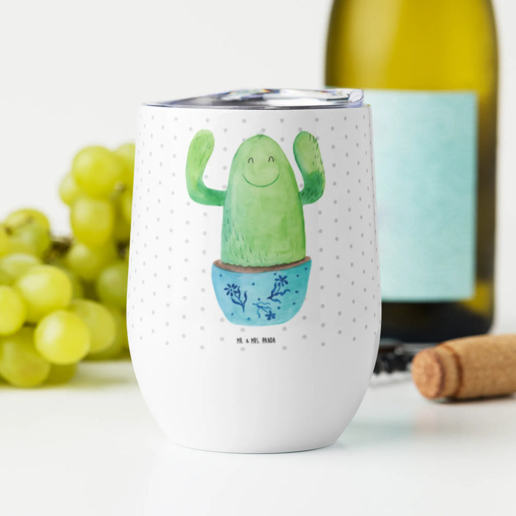Wine cup cactus happy portable wine cup, hot drinks, wine tumbler, premium wine tumbler, wine goblet, wine glasses, mulled wine cup, insulated tumbler, drinking cup, stemless wine glasses, wine travel tumbler, cactus, cactuses, plants, cactus plant, small green cactus, saying, mother, new start, funny, family, office, motivation, office life, colleague, cacti, friend, child protection, education