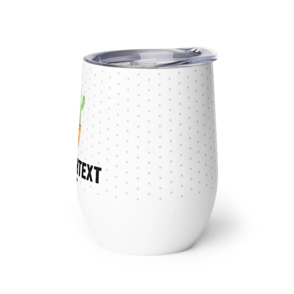 Spersonalizowany kubek do wina Kaktus balon Kaktus, Kaktusy