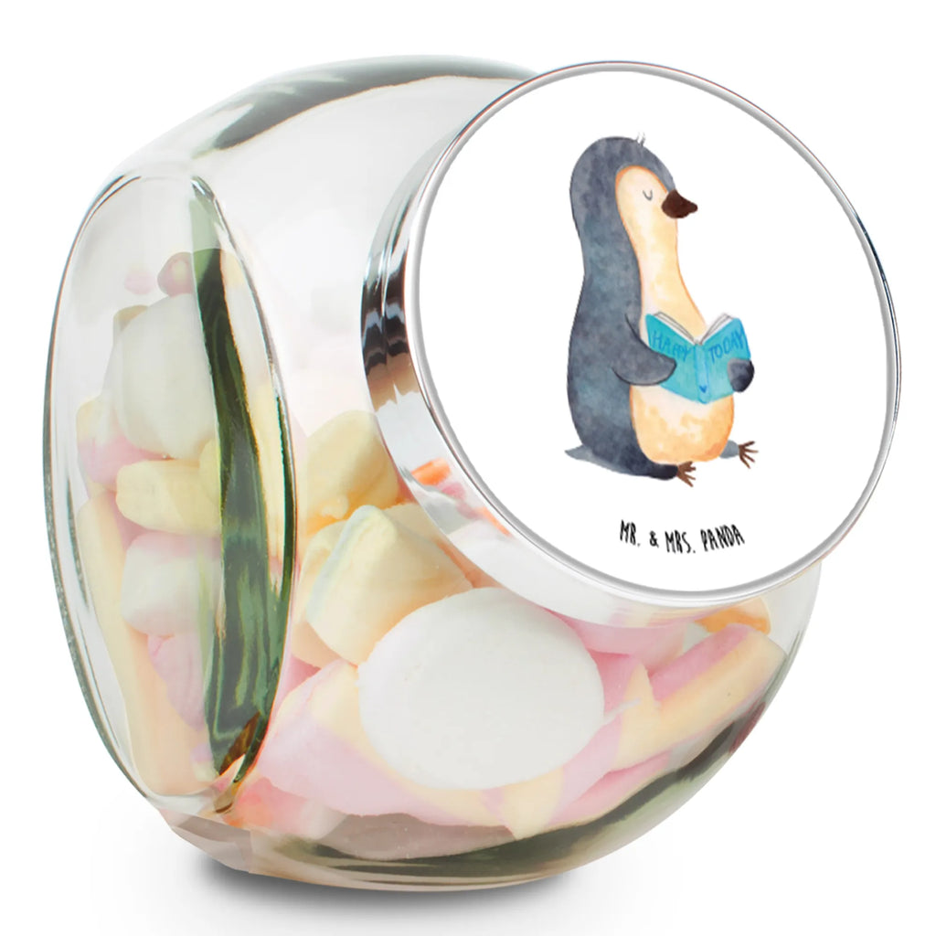 Candy Jar Penguin A book Penguin, North Pole, Winter, Penguins, vacation, penguins, reading, leisure, lazing around, bookworm, book, holidays, doing nothing