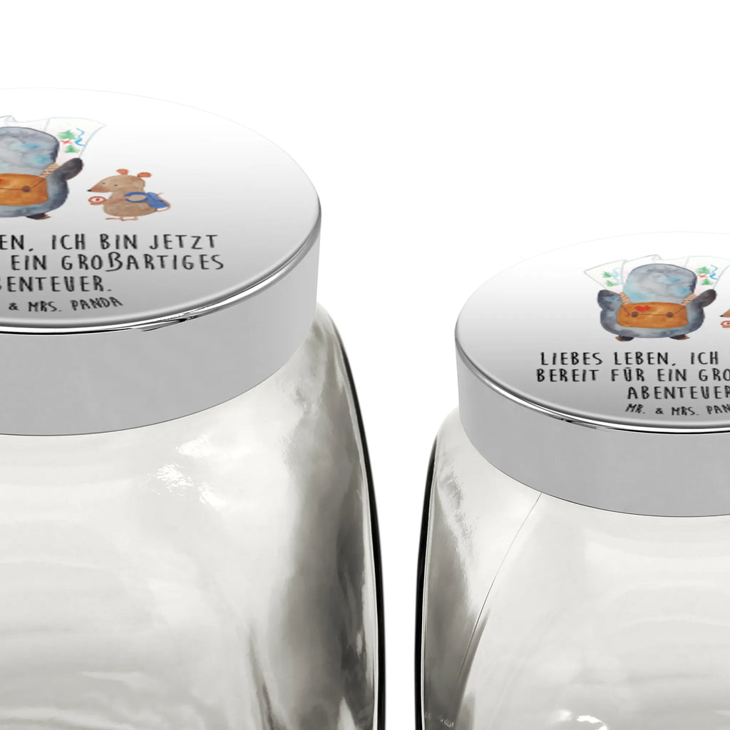 Bonbonglas Pinguin & Maus Wanderer Vorratsdose, Bonbonglas, lebensmittelbehälter glas, vorratsgläser, gewürzglas, keksdose glas, glas für müsli, Candyglas, glas mit verschluss, aufbewahrungsgläser, glasdosen, aufbewahrungsbehälter, Glasdose, bonbongläser, Vorratsdose Glas, schraubglas, Bonboniere, glas für tee, mehrzweckglas, glas für kaffee, glas mit deckel, Glas Für Bonbons, Bonbonbehälter, glasbehälter, Vorratsglas, aufbewahrungsglas, süßigkeitengläser, Naschdose, glas für gewürze, glas für süßigkeiten, Süßigkeitenglas, Naschglas, müsliglas, Vorratsbehälter, keksglas, Pinguin, Pinguine, Roadtrip, Wanderlust, Abenteuer, Ausflug, Abenteurer, Wandern