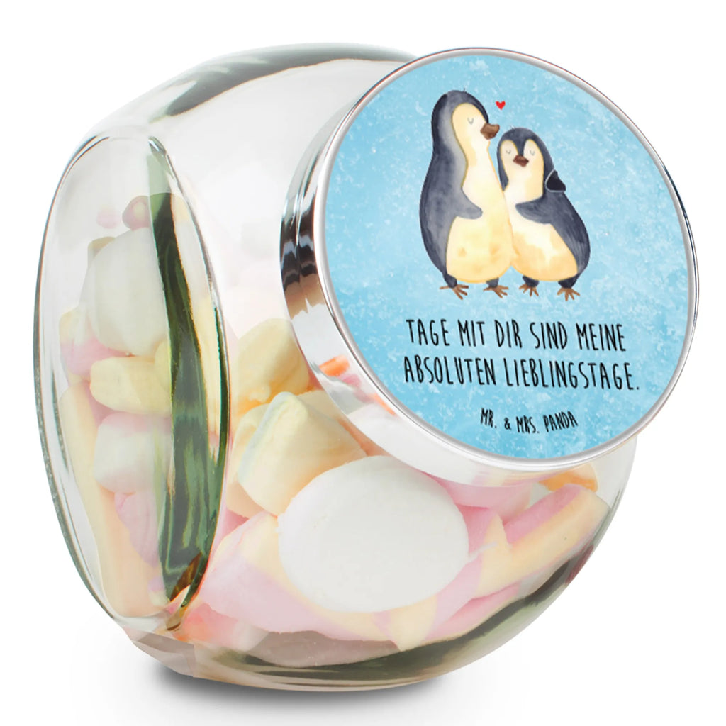 Candy Jar Penguin embrace Penguin, North Pole, Winter, Penguins, wedding gift, engagement, love gift, lovers, anniversary, penguin, wedding day, proof of love, love, wedding