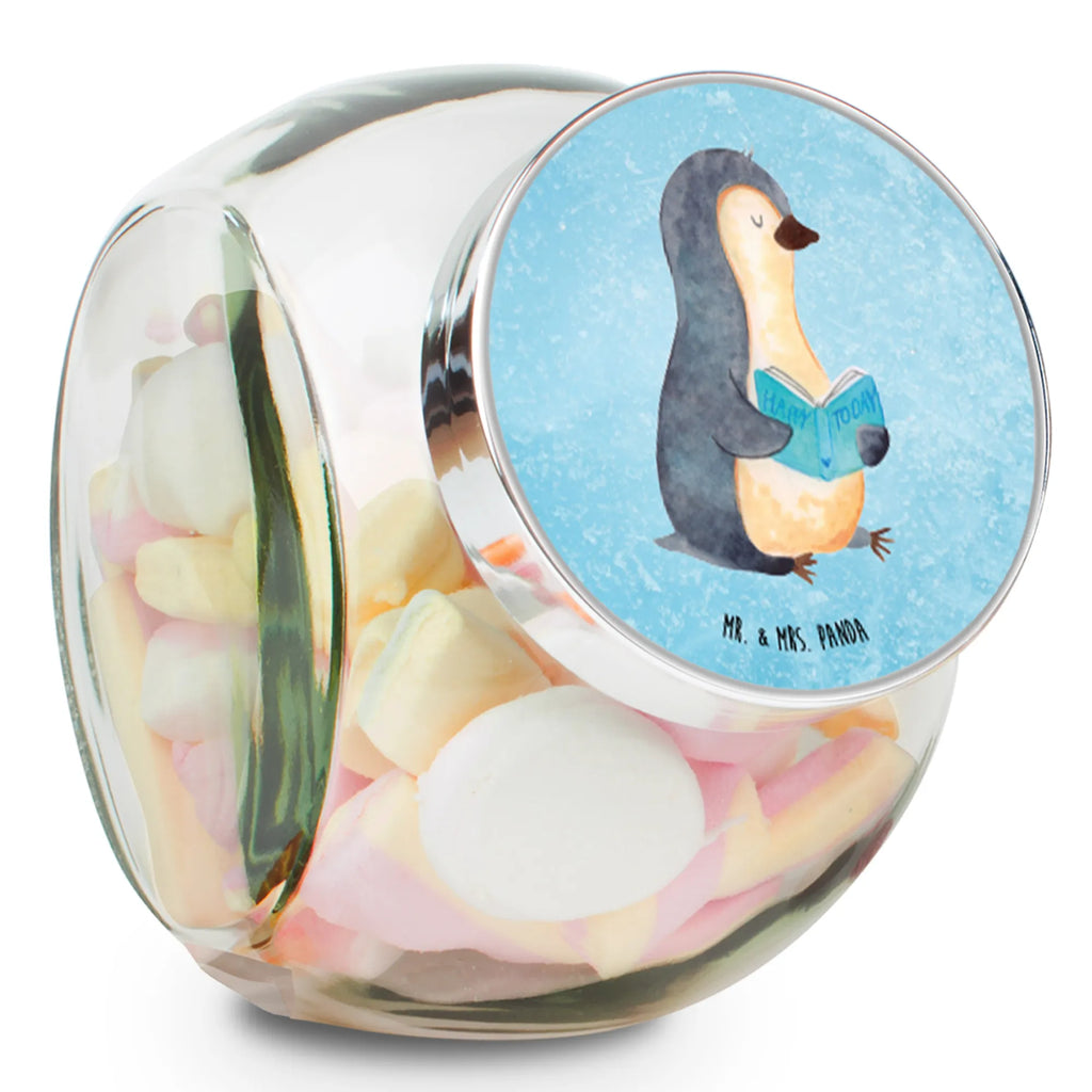 Candy Jar Penguin A book Penguin, North Pole, Winter, Penguins, vacation, penguins, reading, leisure, lazing around, bookworm, book, holidays, doing nothing