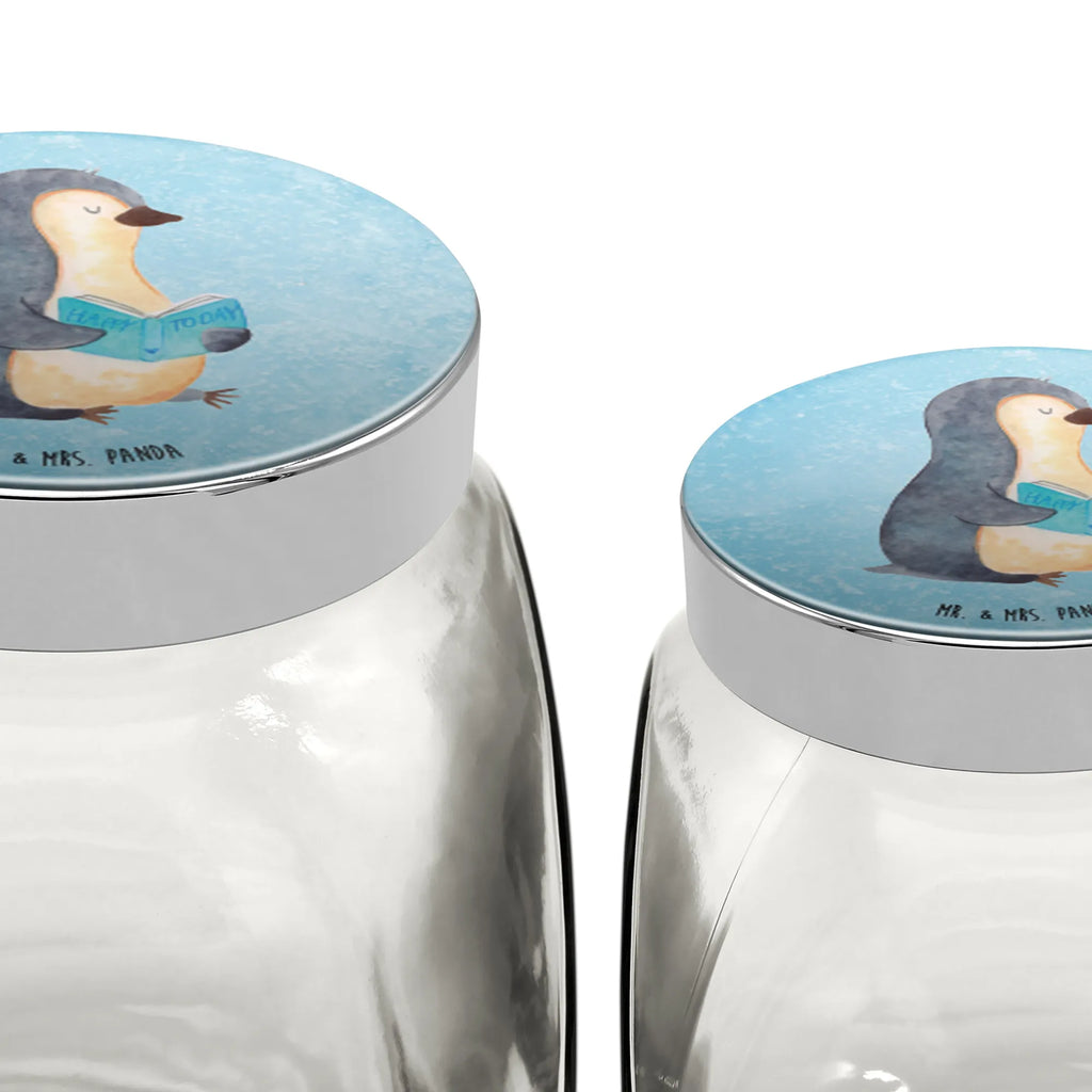 Candy Jar Penguin A book Penguin, North Pole, Winter, Penguins, vacation, penguins, reading, leisure, lazing around, bookworm, book, holidays, doing nothing