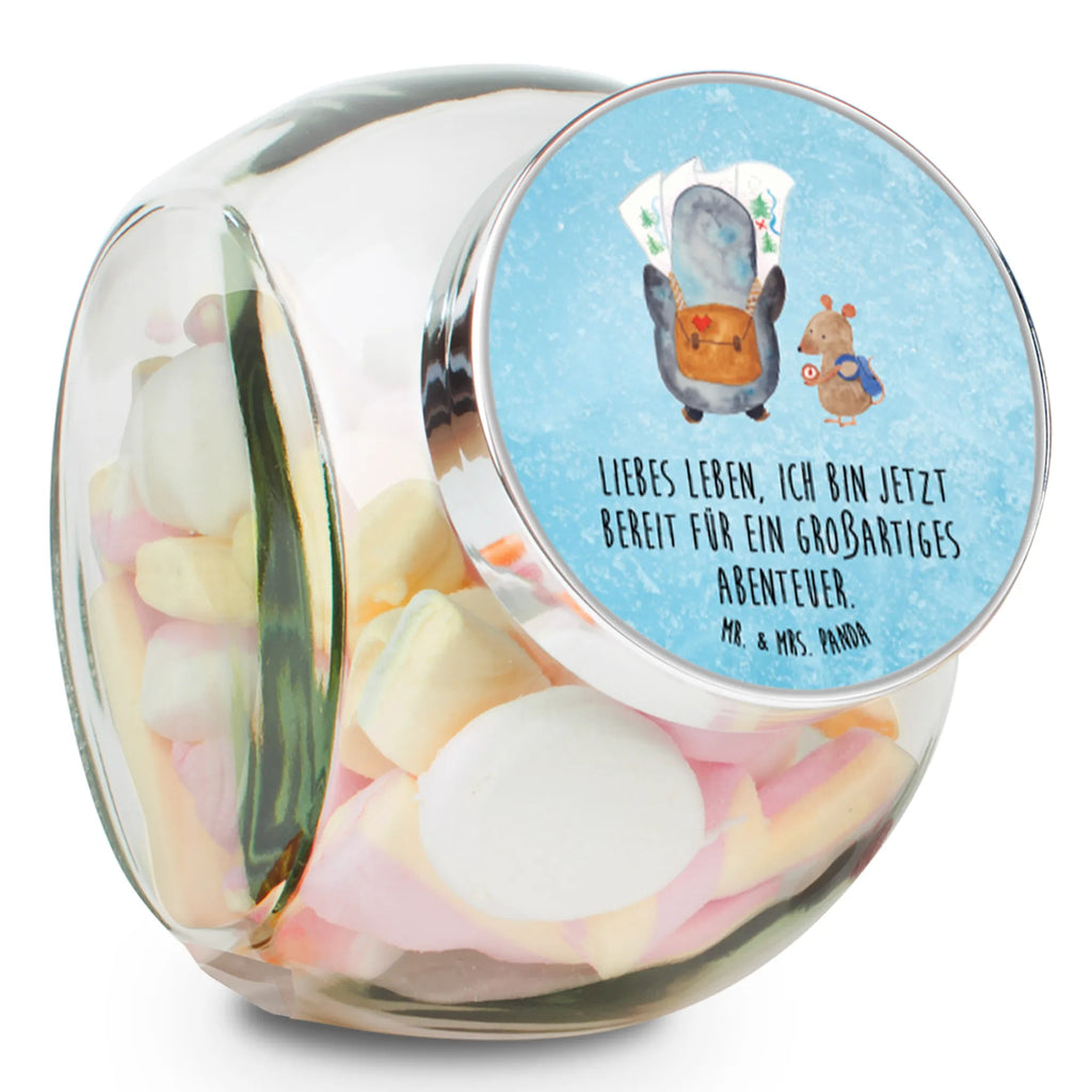 Bonbonglas Pinguin & Maus Wanderer Vorratsdose, Bonbonglas, lebensmittelbehälter glas, vorratsgläser, gewürzglas, keksdose glas, glas für müsli, Candyglas, glas mit verschluss, aufbewahrungsgläser, glasdosen, aufbewahrungsbehälter, Glasdose, bonbongläser, Vorratsdose Glas, schraubglas, Bonboniere, glas für tee, mehrzweckglas, glas für kaffee, glas mit deckel, Glas Für Bonbons, Bonbonbehälter, glasbehälter, Vorratsglas, aufbewahrungsglas, süßigkeitengläser, Naschdose, glas für gewürze, glas für süßigkeiten, Süßigkeitenglas, Naschglas, müsliglas, Vorratsbehälter, keksglas, Pinguin, Pinguine, Roadtrip, Wanderlust, Abenteuer, Ausflug, Abenteurer, Wandern