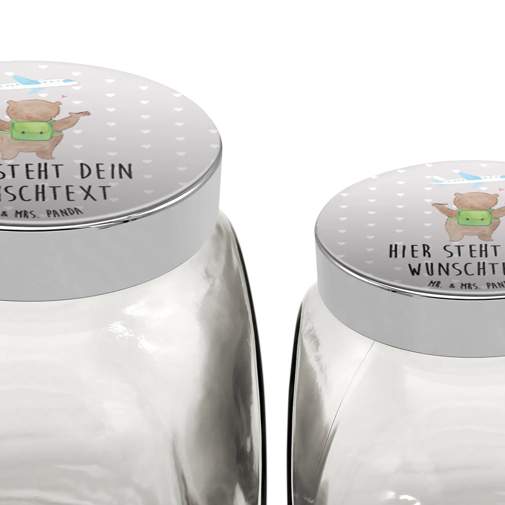 Personalized Candy Jar bear Airplane Love, Loving, Two, Together, Marriage, Engagement, Proposal of marriage, Love gift, gift for her, gift for him, anniversary gift, Valentine&#39;s Day Gift for Women Love Gift Anniversary Wedding Anniversary Party Favor Gift for Girlfriend Gift for Partner Boyfriend Gift Token of Love for Men for Husband