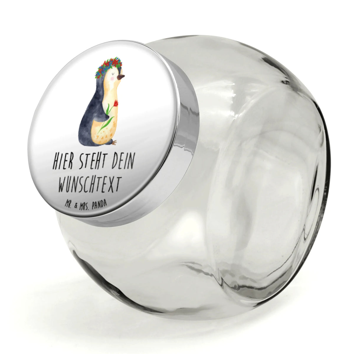 Personalized Candy Jar Penguin Flower Keksglas personalisiert, Einmachglas personalisiert, Bonbonglas Mit Wunschtext, Süßigkeiten Glas personalisiert, Bonbonglas Selbst Gestalten, Vorratsglas mit Deckel personalisiert, Personalisierte Vorratsdose, Personalisiertes Süßigkeitenglas, Personalisiertes Teeglas, Bonbonglas Party Mit Wunschtext, Vorratsdose Personalisiert, Personalisiertes Glas mit Deckel, Bonbonglas Mit Namen, Bonbonglas Als Geschenk Personalisiert, Bonbonglas Für Erwachsene Personalisiert, Bonbonglas Für Kinder Mit Namen, Keksglas mit Namen, Bonbonglas Mit Schraubdeckel Und Wunschtext, Personalisiertes Keksglas, Bonbonglas Mit Liebevollem Spruch, Bonbonglas Mit Spruch, Keksdose personalisiert, Keksdose mit Namen, Bonbonglas personalisiert, Vorratsglas personalisiert, Glas mit Namen, Teeglas mit Namen, Personalisiertes Bonbonglas, Aufbewahrungsglas Für Süßes Mit Namen, Personalisiertes Vorratsglas, Personalisiertes Kaffeeglas, Bonbonglas Bedruckt, Pinguin, Lebenslust, Pinguine, Motivation, Geschenkidee, Ziele, Lebensziele, Liebeskummer, Leben, Universum, Wünsche, Blumenkranz