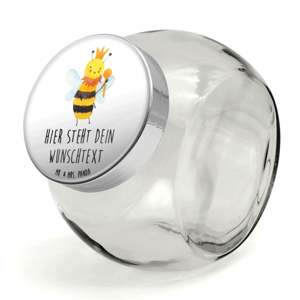 Personalized Candy Jar bee king Bee, wasp, bumblebee