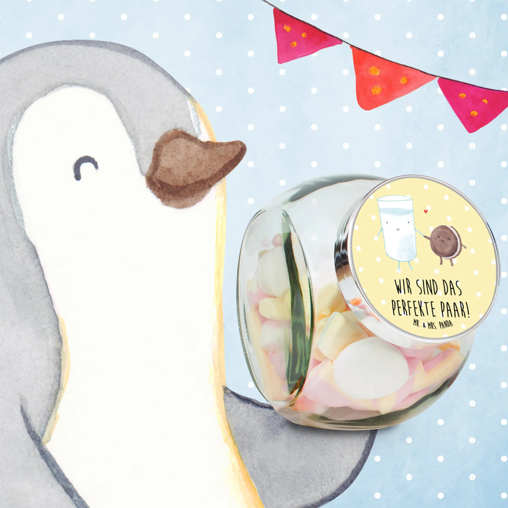 Słoik na cukierki mleko ciastko Motywy zwierzęce, dobra energia, zabawne powiedzonka, zwierzęta