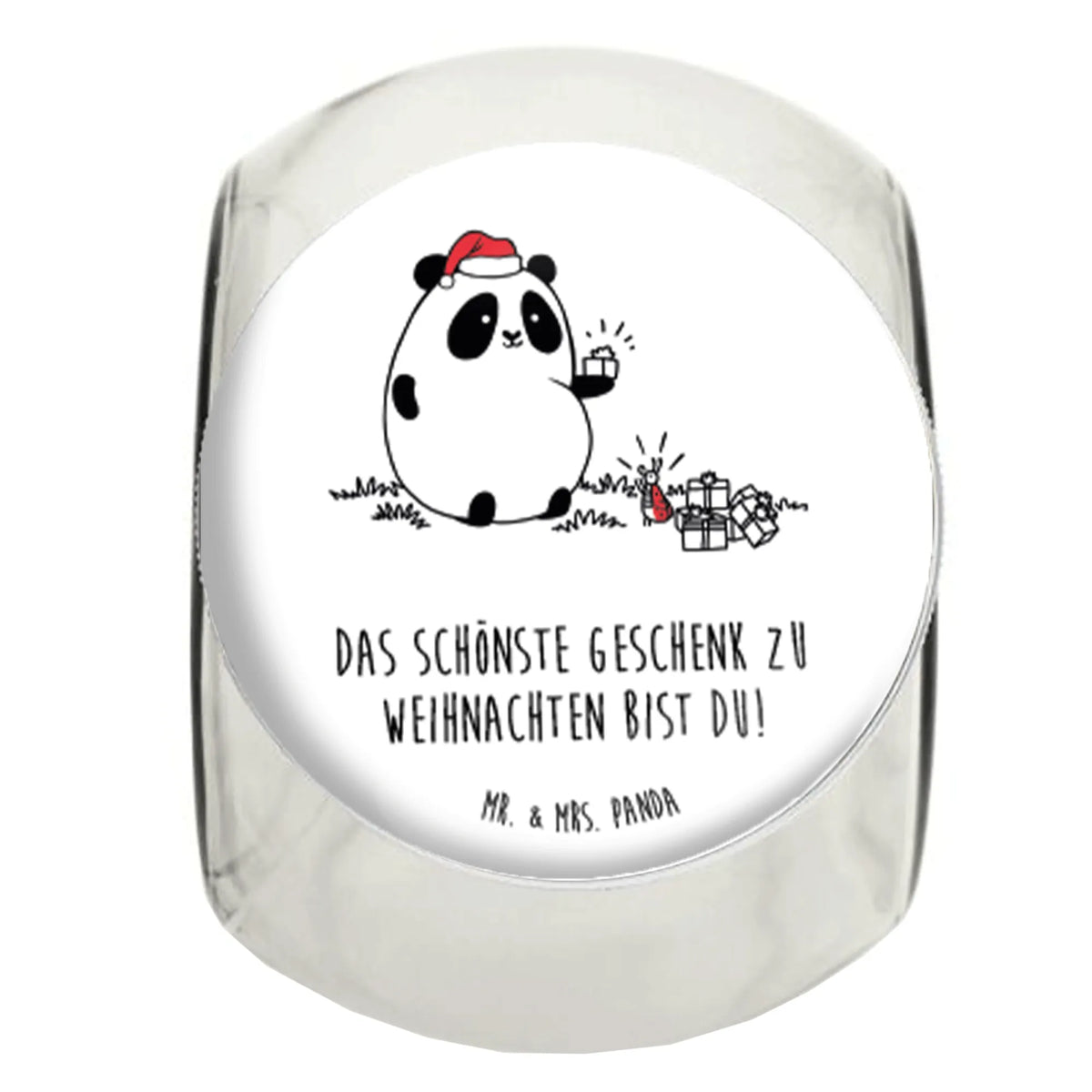 Candy Jar Panda Christmas gift glasbehälter, Glasdose, Vorratsglas, Bonbonbehälter, mehrzweckglas, Bonboniere, Kaffeedose, Dekoglas, keksdose glas, schraubglas, Vorratsbehälter, Candyglas, Teedose, Naschdose, Aufbewahrungsdose, küchenglas, Naschglas, Süßigkeiten Glas, gewürzglas, aufbewahrungsglas, keksglas, Müsli Glas, Bonbonglas, lebensmittelbehälter glas, Frischhaltedose, Vorratsdose, Vorratsdose Glas, Lebensmittelbehälter, Süßigkeitenglas