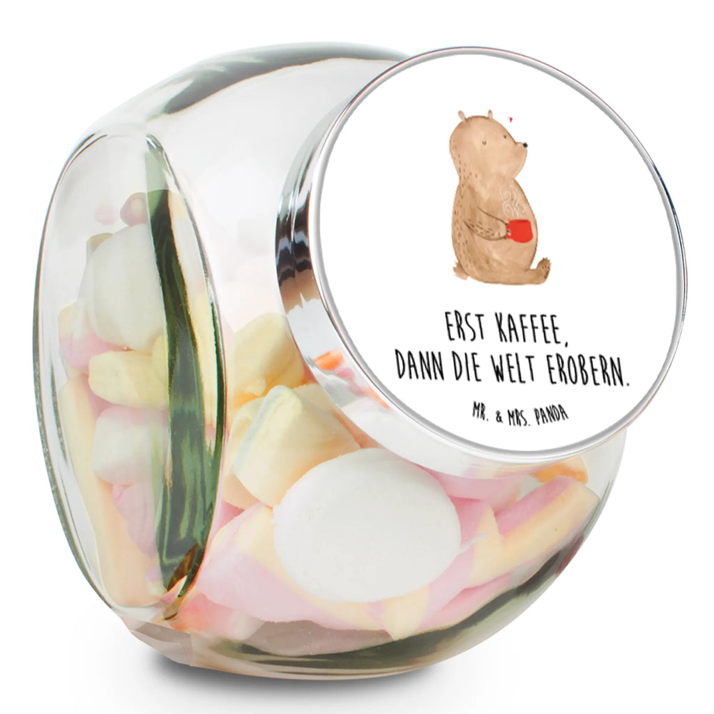 Słoik na cukierki Niedźwiedź kawa Niedźwiedź, Miś, Pluszowy miś