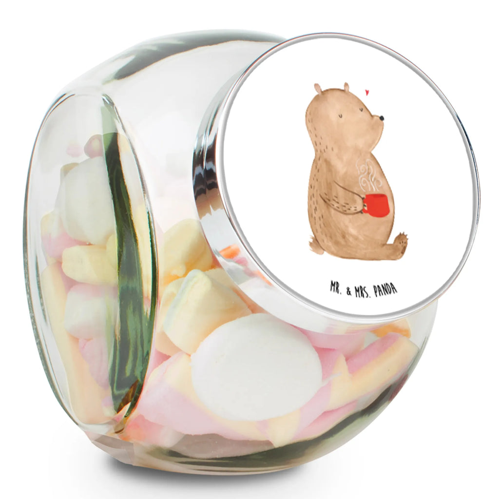 Słoik na cukierki Niedźwiedź kawa Niedźwiedź, Miś, Pluszowy miś