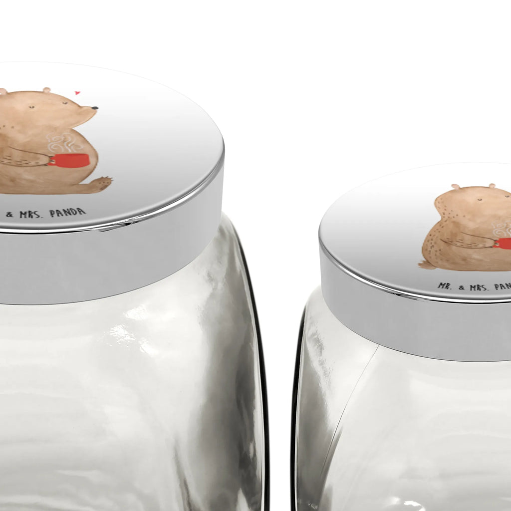 Słoik na cukierki Niedźwiedź kawa Niedźwiedź, Miś, Pluszowy miś