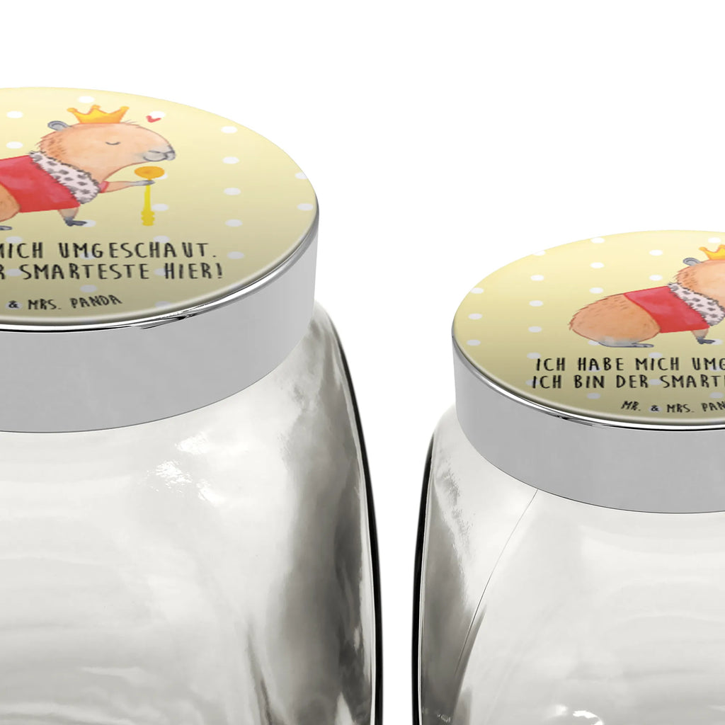 Candy Jar Capybara King small animals, cute, funny, cute animal motives, hand drawn, small world, funny sayings, good mood, happy, gifts, gift ideas, special gifts, animal lover, card