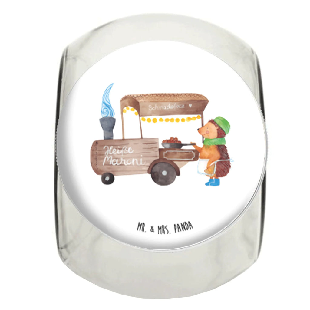 Słoik na cukierki Jeż kasztany Zima, Boże Narodzenie, dekoracje świąteczne, Mikołaj, Adwent, Wigilia, zimowy motyw