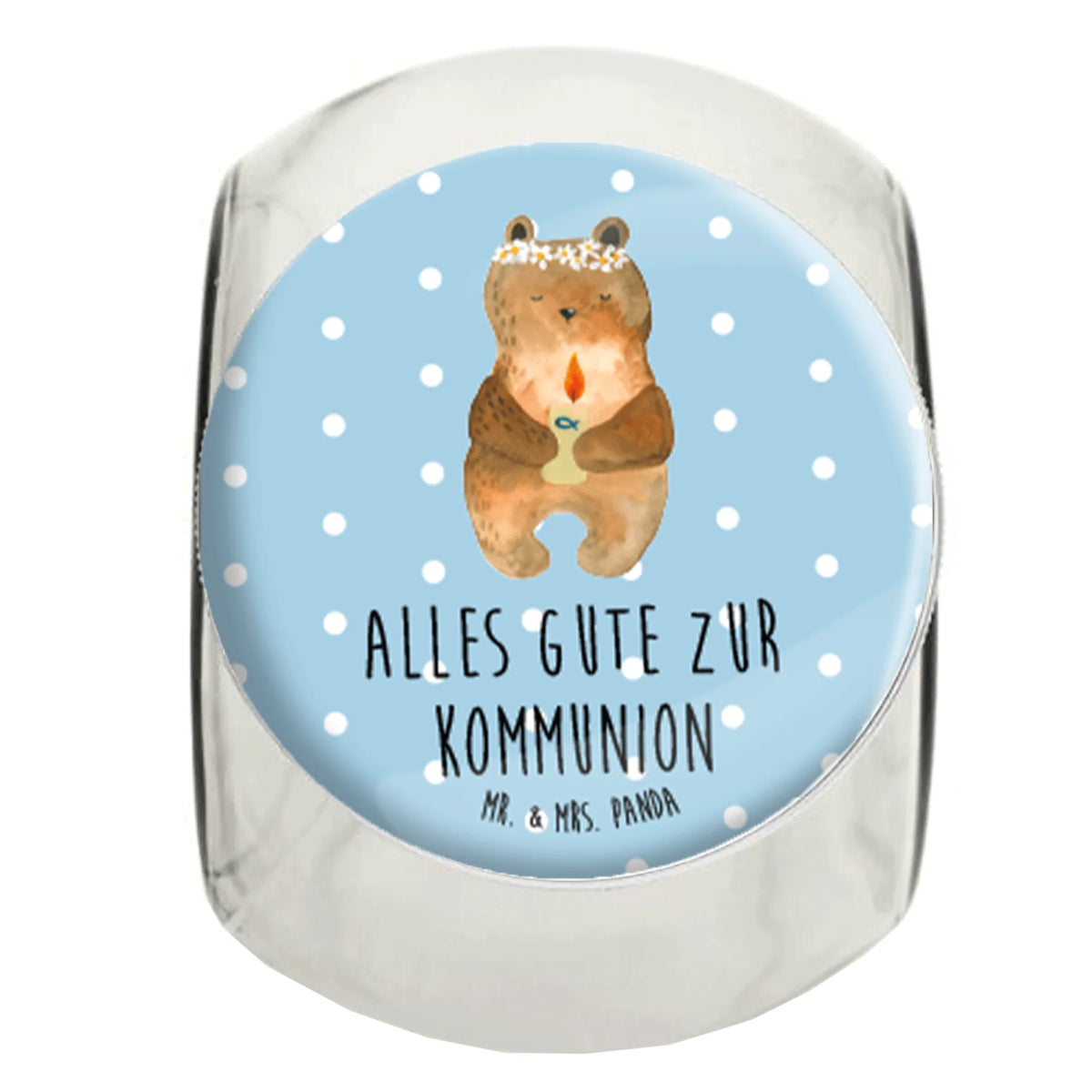 Bonbonglas Bär Kommunion Glasdose, Süßigkeitenglas, glasbehälter, Bonboniere, keksdose glas, Süßigkeiten Glas, keksglas, Teedose, Frischhaltedose, Bonbonbehälter, schraubglas, Aufbewahrungsdose, Naschdose, küchenglas, Candyglas, Vorratsbehälter, Müsli Glas, lebensmittelbehälter glas, Kaffeedose, Vorratsdose, mehrzweckglas, Lebensmittelbehälter, Naschglas, Bonbonglas, Vorratsglas, gewürzglas, Dekoglas, aufbewahrungsglas, Vorratsdose Glas, Teddy, Bär, Teddybär, Gottes Segen, Katholisch, Kommunion, Taufkerze