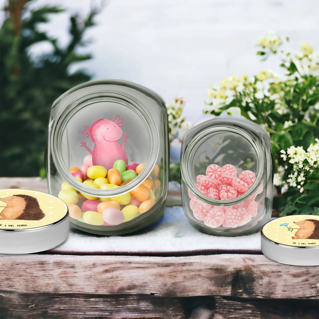 Słoik na cukierki jeż Kwiaty Motywy zwierzęce, dobra energia, zabawne powiedzonka, zwierzęta