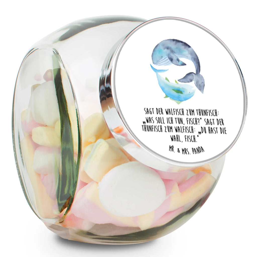 Słoik na cukierki wieloryb tuńczyk Motywy zwierzęce, dobra energia, zabawne powiedzonka, zwierzęta