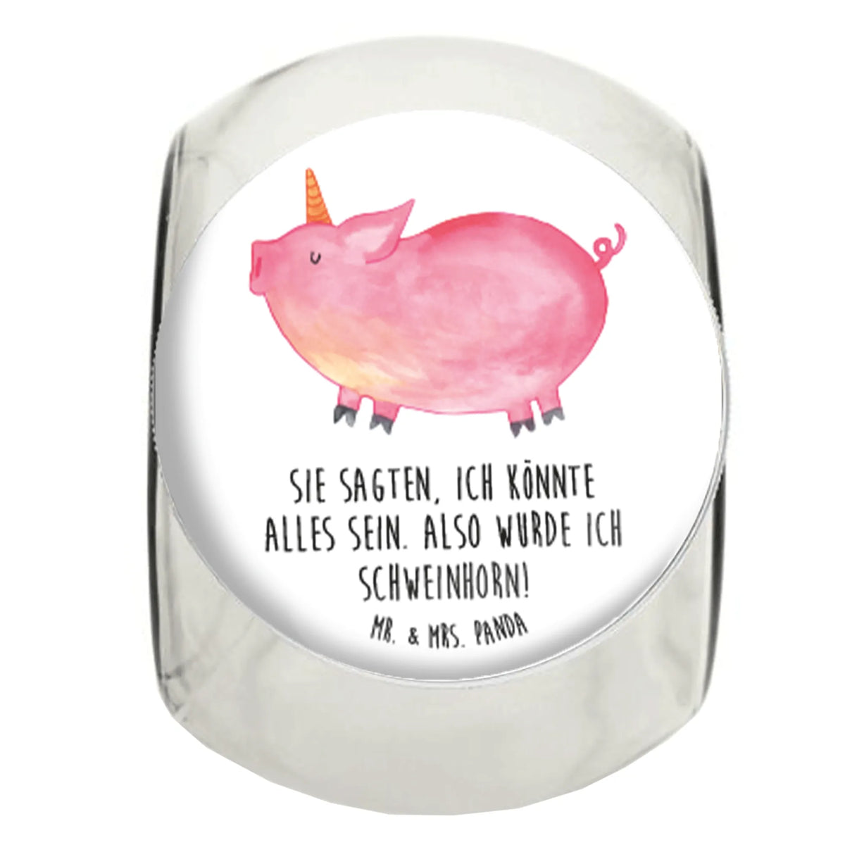 Candy Jar unicorn Pig Frischhaltedose, aufbewahrungsglas, Naschdose, Bonbonbehälter, Vorratsbehälter, lebensmittelbehälter glas, keksglas, küchenglas, schraubglas, mehrzweckglas, Aufbewahrungsdose, Candyglas, Bonboniere, Kaffeedose, Vorratsdose Glas, Teedose, Dekoglas, glasbehälter, keksdose glas, Müsli Glas, Süßigkeitenglas, Lebensmittelbehälter, Bonbonglas, Vorratsglas, Süßigkeiten Glas, Naschglas, Glasdose, gewürzglas, Vorratsdose, Einhorn, Einhörner, Einhorn Deko, Unicorn, Spaß, Pig, Funny, Party, Schwein, Spruch, Piggy, Geschenk, English, Bauer, Schweinhorn, Englisch, Witzig. Lustig
