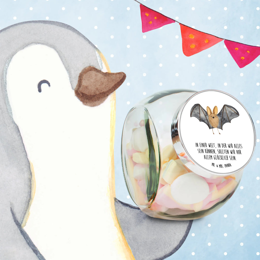 Candy Jar bat wing small animals, cute, funny, cute animal motives, hand drawn, small world, funny sayings, good mood, happy, gifts, gift ideas, special gifts, animal lover, card