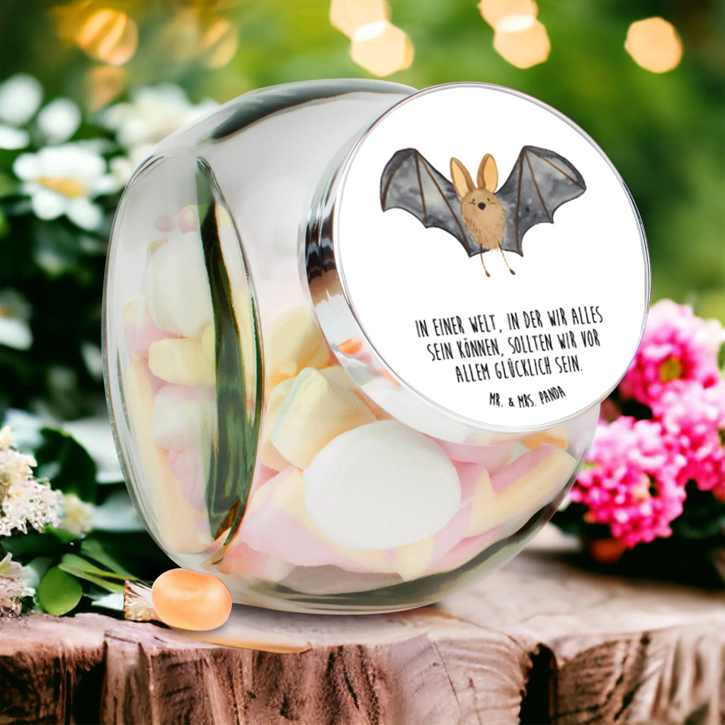 Candy Jar bat wing small animals, cute, funny, cute animal motives, hand drawn, small world, funny sayings, good mood, happy, gifts, gift ideas, special gifts, animal lover, card