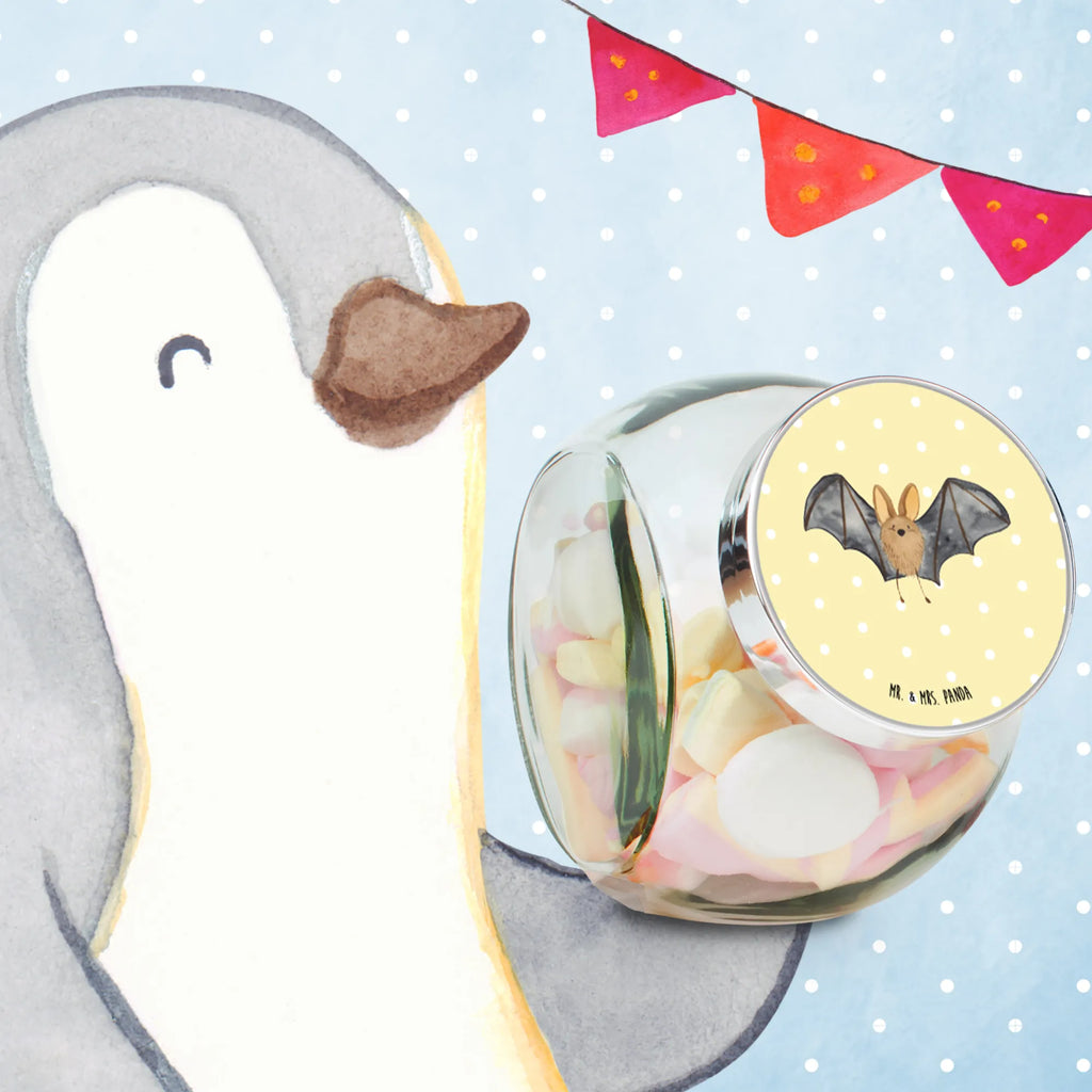 Candy Jar bat wing small animals, cute, funny, cute animal motives, hand drawn, small world, funny sayings, good mood, happy, gifts, gift ideas, special gifts, animal lover, card