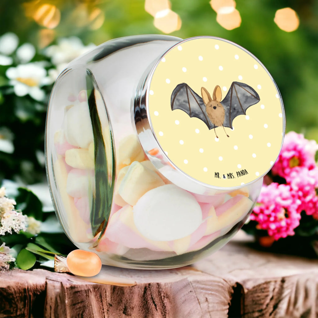 Candy Jar bat wing small animals, cute, funny, cute animal motives, hand drawn, small world, funny sayings, good mood, happy, gifts, gift ideas, special gifts, animal lover, card