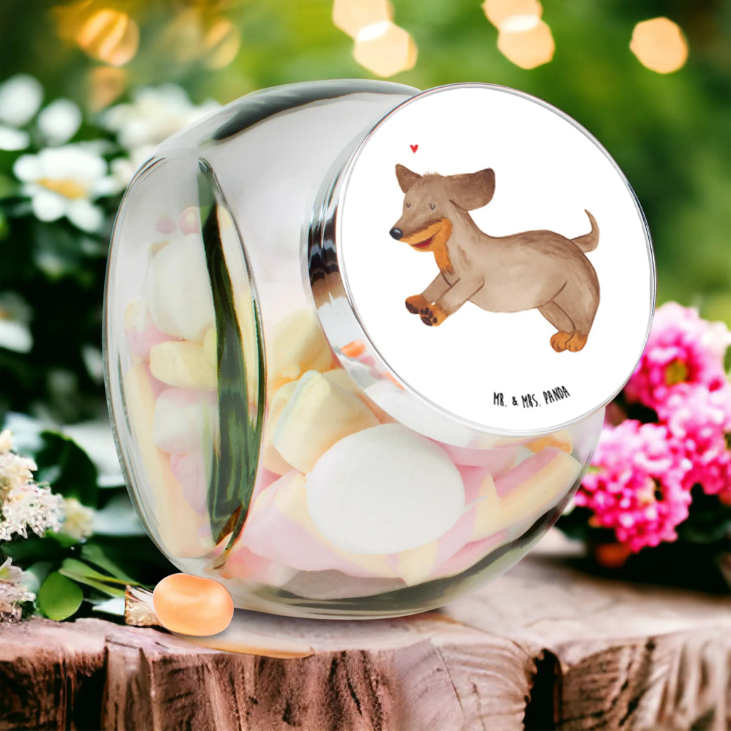 Candy Jar Dog dachshund dog, mutt, hound, woof, dog mama, dog breed, love dogs, love for dogs, dog decorative items, bag with dog print, funny gifts for dog owners, what do you give a dog lover, Christmas gifts for dogs, gifts for dogs, dog sayings, happy dog, dogs, basset hound, dachshund