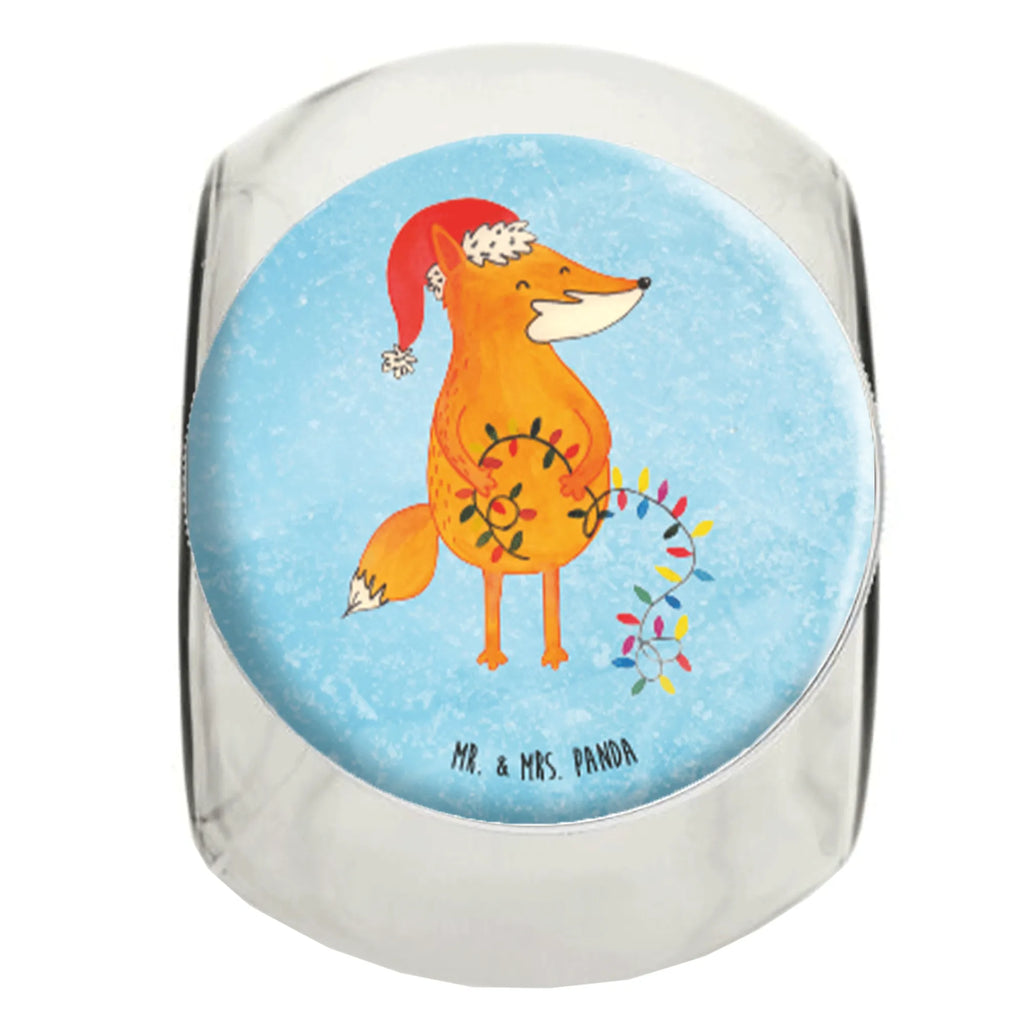 Słoik na cukierki lis Boże Narodzenie Zima, Boże Narodzenie, dekoracje świąteczne, Mikołaj, Adwent, Wigilia, zimowy motyw