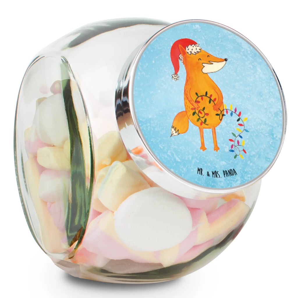 Słoik na cukierki lis Boże Narodzenie Zima, Boże Narodzenie, dekoracje świąteczne, Mikołaj, Adwent, Wigilia, zimowy motyw