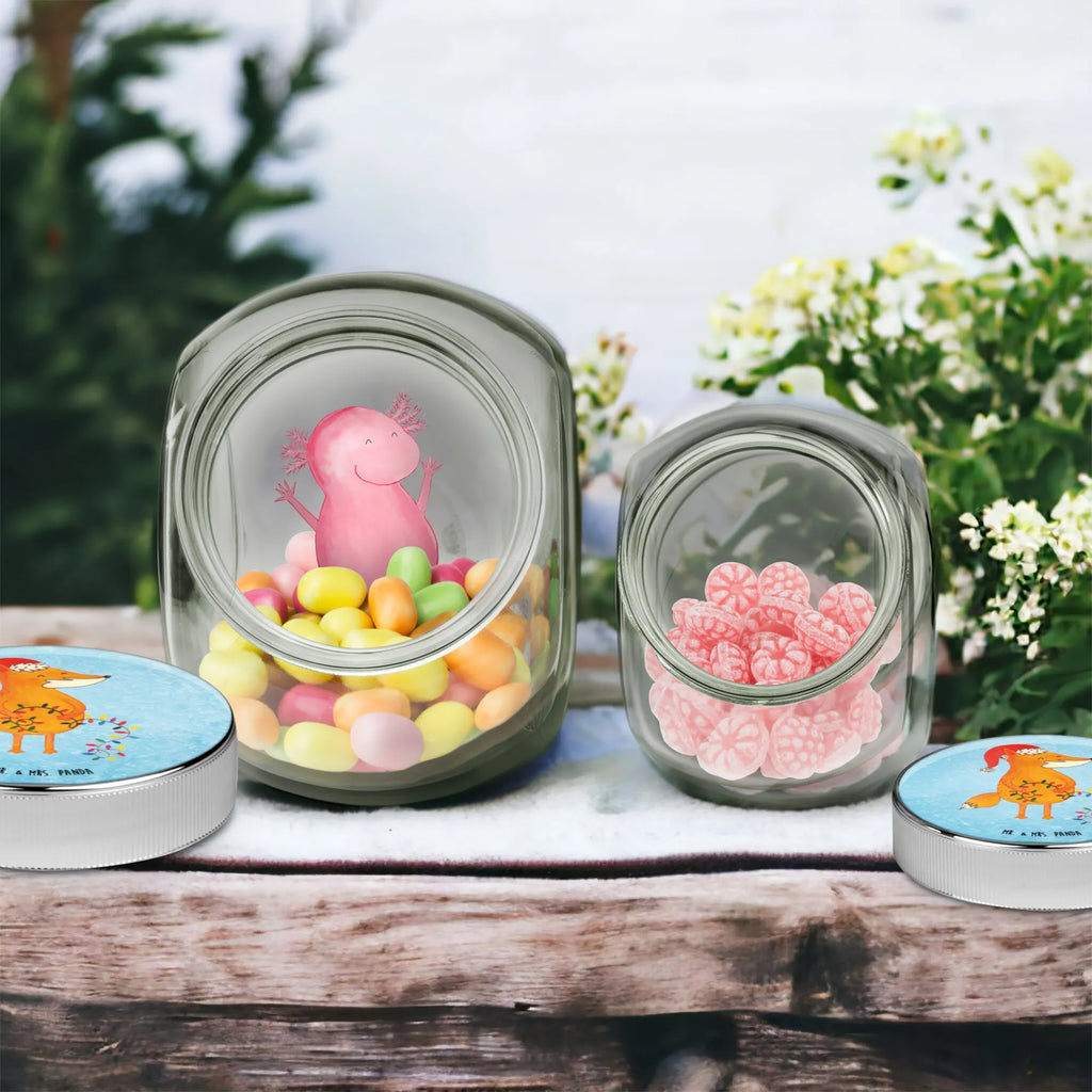 Słoik na cukierki lis Boże Narodzenie Zima, Boże Narodzenie, dekoracje świąteczne, Mikołaj, Adwent, Wigilia, zimowy motyw