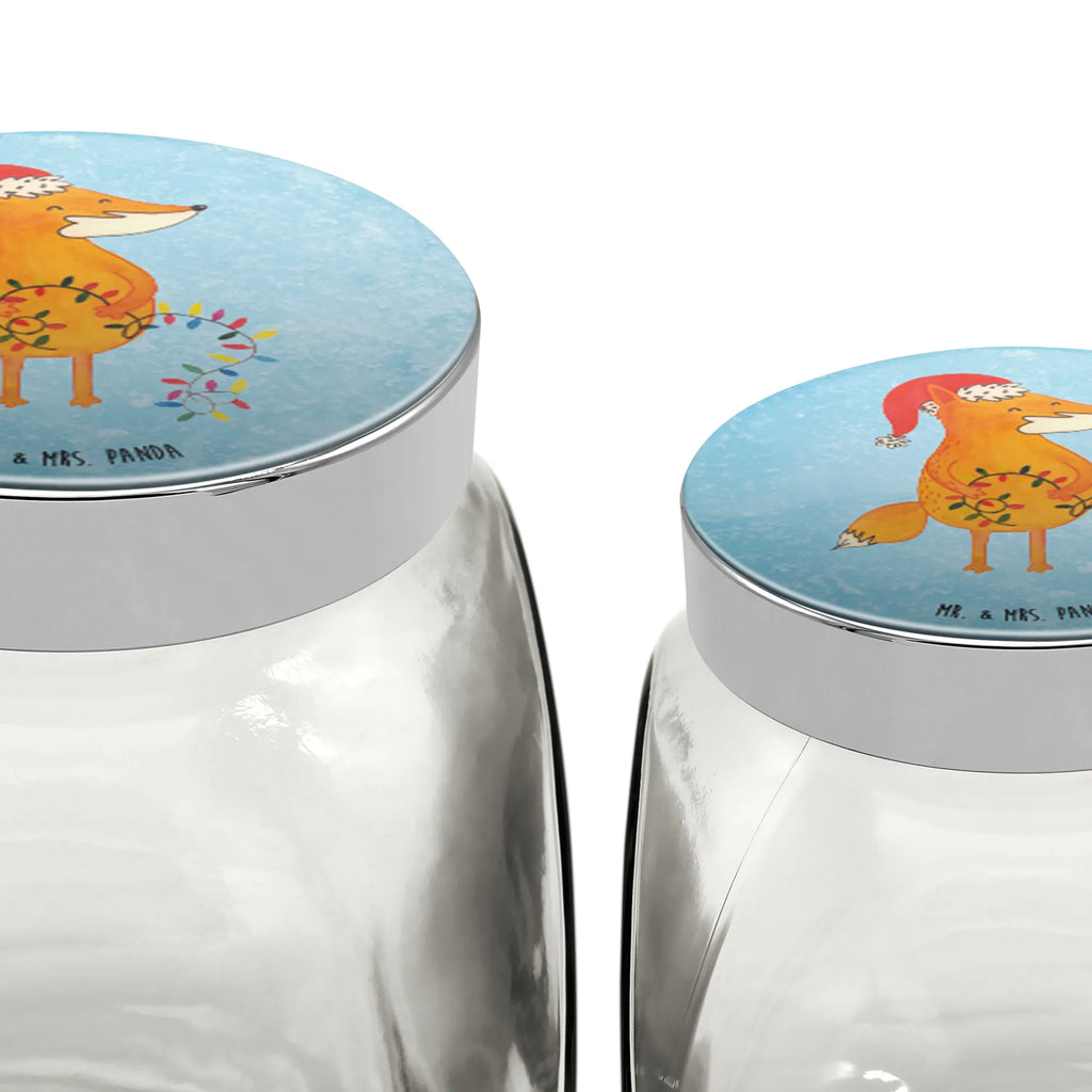 Słoik na cukierki lis Boże Narodzenie Zima, Boże Narodzenie, dekoracje świąteczne, Mikołaj, Adwent, Wigilia, zimowy motyw