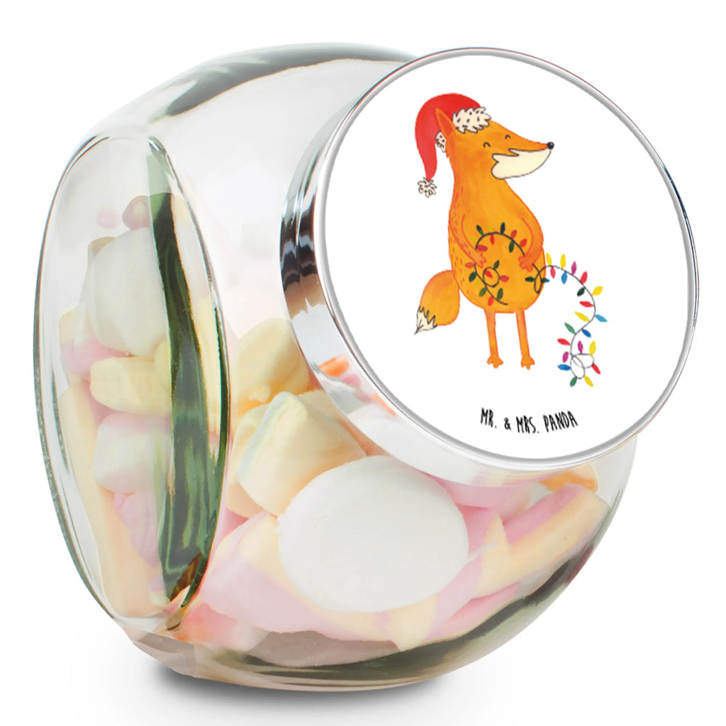 Słoik na cukierki lis Boże Narodzenie Zima, Boże Narodzenie, dekoracje świąteczne, Mikołaj, Adwent, Wigilia, zimowy motyw