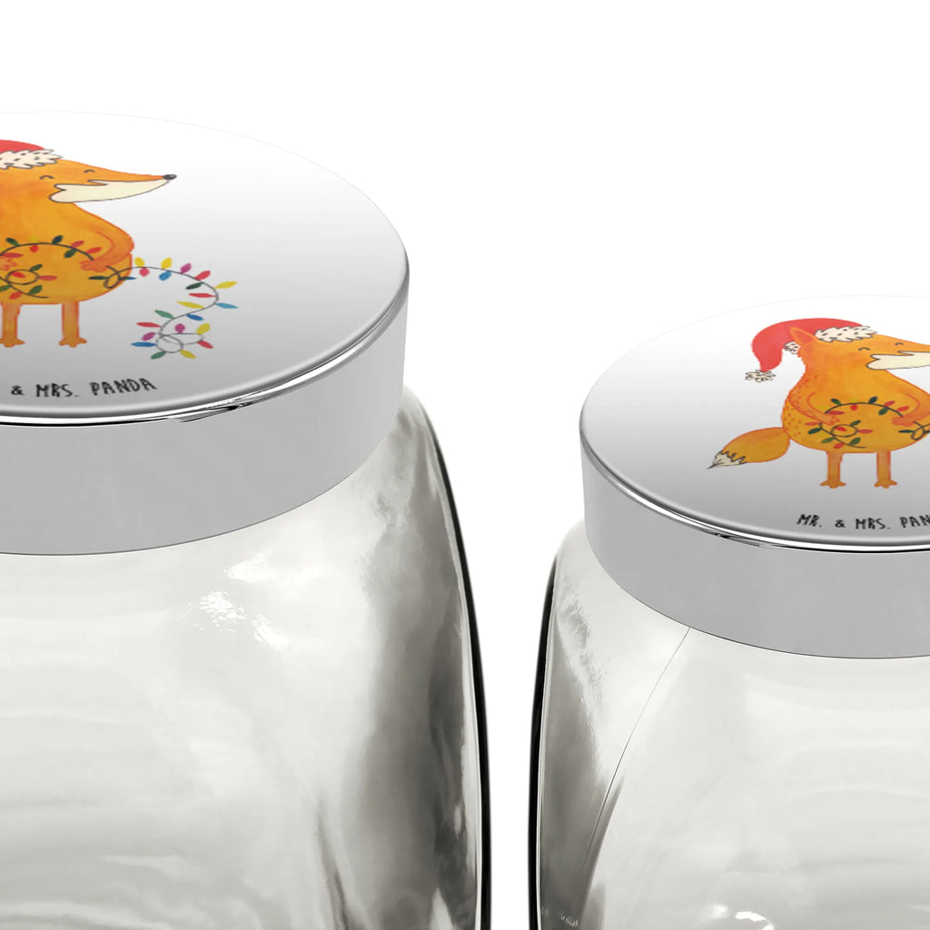 Słoik na cukierki lis Boże Narodzenie Zima, Boże Narodzenie, dekoracje świąteczne, Mikołaj, Adwent, Wigilia, zimowy motyw