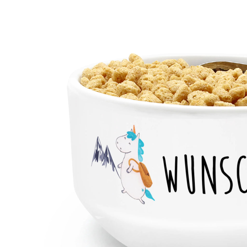 Personalized Muesli Bowl unicorn climber fruit bowl, bowl, porcelain bowl, dessert bowl, breakfast bowl, soup bowl, snack bowl, muesli bowl, salad bowl, ceramic bowl, personalized cereal bowl, unicorn, unicorns, vacation, world trip, travel, mountaineer, mountains, adventurer, english, explorer, world traveler, adventure, Einhorn