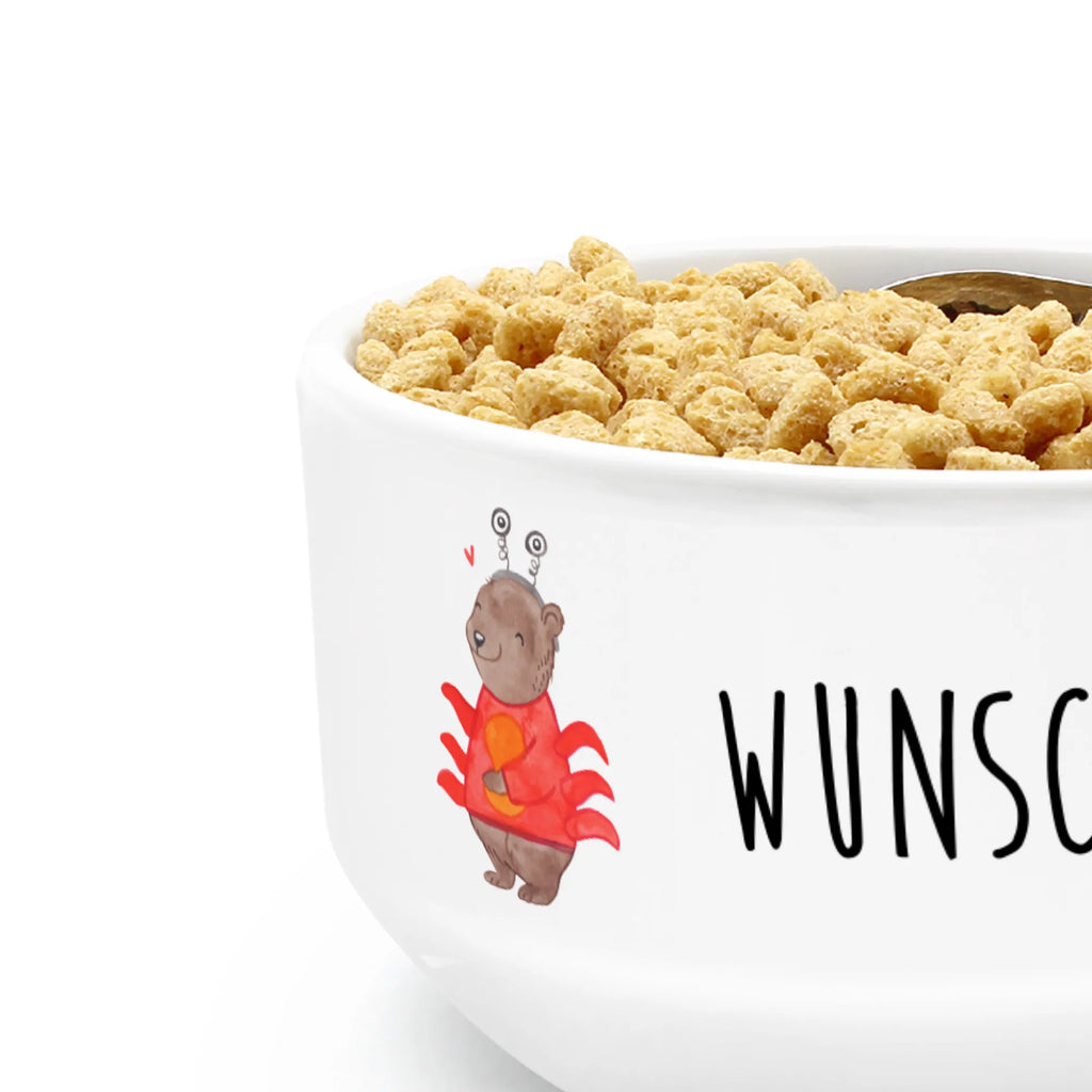 Personalized Muesli Bowl Cancer Astrology porcelain bowl, ceramic bowl, salad bowl, snack bowl, personalized cereal bowl, soup bowl, dessert bowl, bowl, fruit bowl, breakfast bowl, muesli bowl, constellations, birthdays, astrology, zodiac, date of birth, month of birth