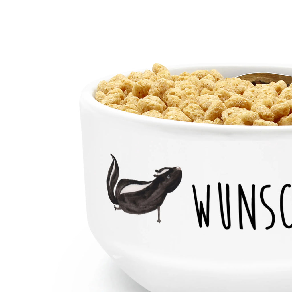 Personalizowana miska na musli skunks Joga Stinktier, Skunk