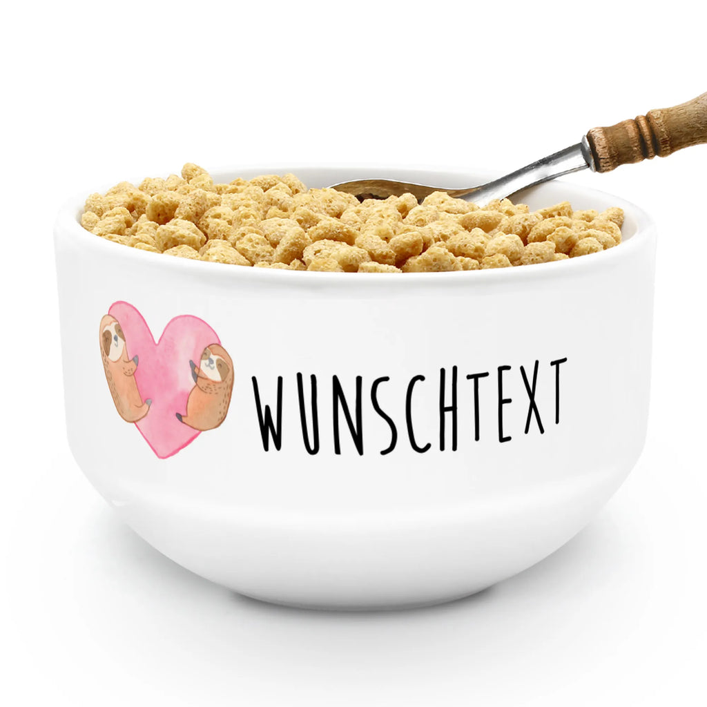 Personalized Muesli Bowl sloths Heart dessert bowl, personalized cereal bowl, porcelain bowl, snack bowl, salad bowl, ceramic bowl, bowl, fruit bowl, muesli bowl, soup bowl, breakfast bowl, Love, Loving, Two, Together, Marriage, Engagement, Proposal of marriage, Love gift, gift for her, gift for him, anniversary gift, Valentine&#39;s Day Gift for Women Love Gift Anniversary Wedding Anniversary Party Favor Gift for Girlfriend Gift for Partner Boyfriend Gift Token of Love for Men for Husband