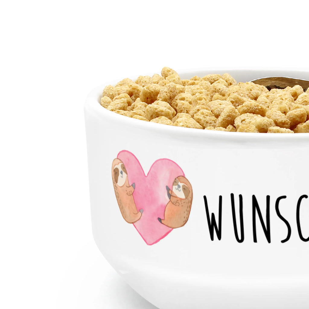 Personalized Muesli Bowl sloths Heart dessert bowl, personalized cereal bowl, porcelain bowl, snack bowl, salad bowl, ceramic bowl, bowl, fruit bowl, muesli bowl, soup bowl, breakfast bowl, Love, Loving, Two, Together, Marriage, Engagement, Proposal of marriage, Love gift, gift for her, gift for him, anniversary gift, Valentine&#39;s Day Gift for Women Love Gift Anniversary Wedding Anniversary Party Favor Gift for Girlfriend Gift for Partner Boyfriend Gift Token of Love for Men for Husband