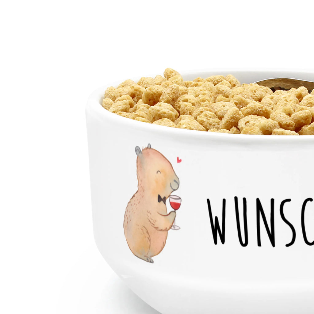 Personalized Muesli Bowl Capybara wine snack bowl, bowl, muesli bowl, dessert bowl, porcelain bowl, soup bowl, fruit bowl, breakfast bowl, personalized cereal bowl, salad bowl, ceramic bowl, small animals, cute, funny, cute animal motives, hand drawn, small world, funny sayings, good mood, happy, gifts, gift ideas, special gifts, animal lover, card