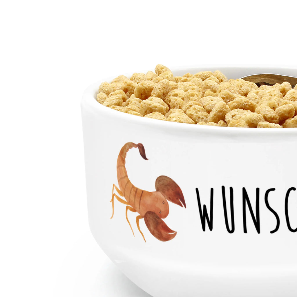 Personalizowana miska na musli znak zodiaku Skorpion Znak zodiaku, gwiazdozbiór, horoskop, astrologia, ascendent