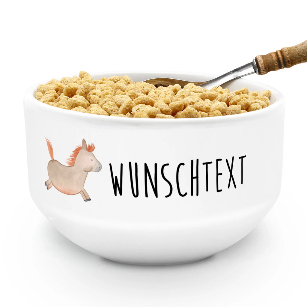 Personalized Muesli Bowl Horse Jump bowl, personalized cereal bowl, dessert bowl, breakfast bowl, ceramic bowl, salad bowl, snack bowl, soup bowl, porcelain bowl, fruit bowl, muesli bowl, farm, farm animals, animals, horses, pony, stable, horse owner, horse stable, riding out, riding, horse