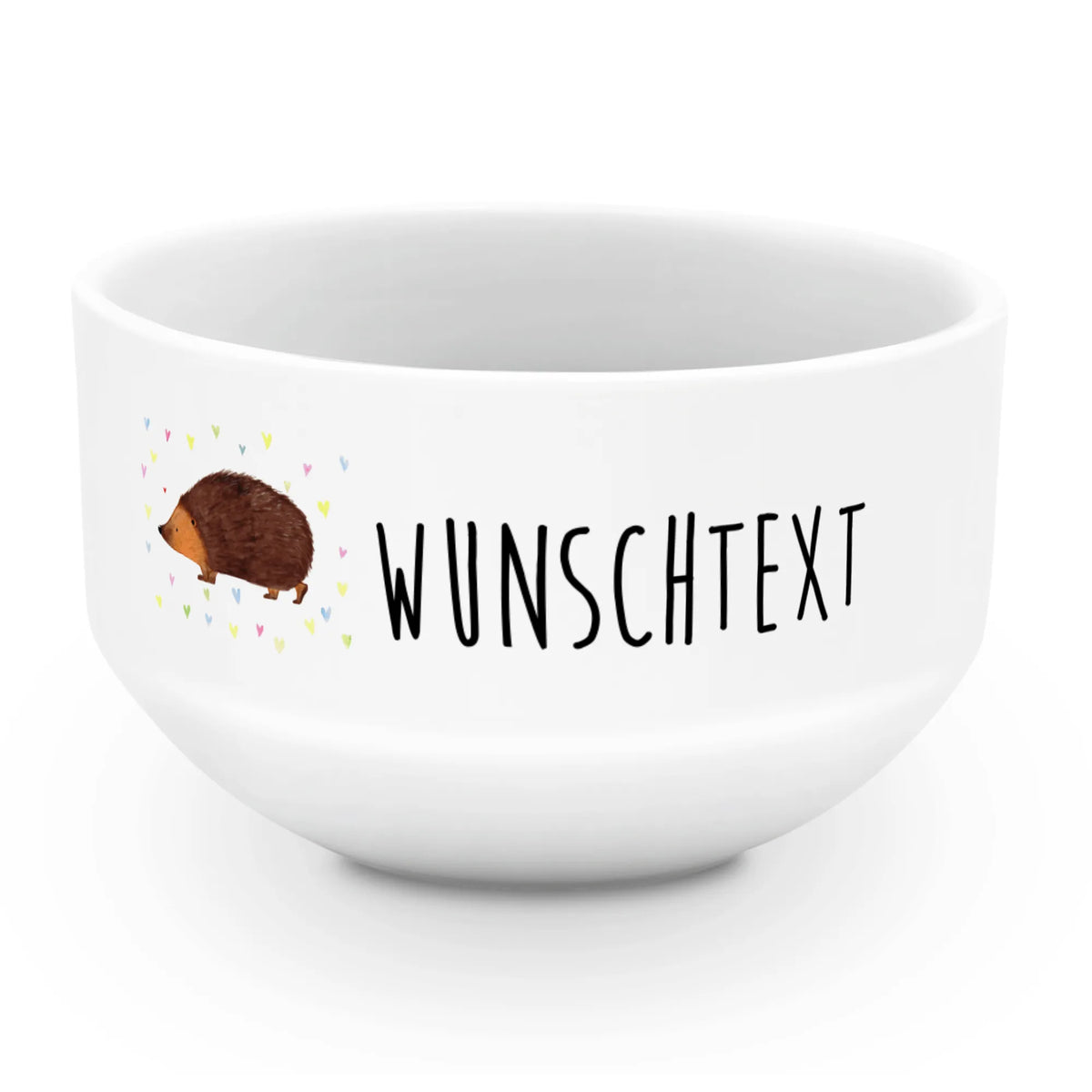 Personalized Muesli Bowl Hedgehog hearts snack bowl, dessert bowl, personalized cereal bowl, muesli bowl, breakfast bowl, bowl, fruit bowl, salad bowl, porcelain bowl, soup bowl, ceramic bowl, small animals, cute, funny, cute animal motives, hand drawn, small world, funny sayings, good mood, happy, gifts, gift ideas, special gifts, animal lover, card, Love, heart, hearts, life, kiss, trust, hedgehog