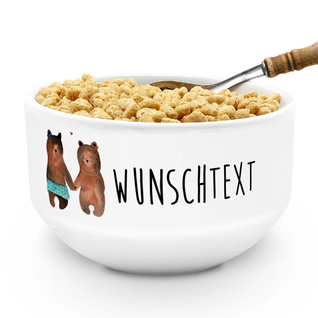 Personalized Muesli Bowl bear Girlfriend snack bowl, breakfast bowl, dessert bowl, salad bowl, personalized cereal bowl, fruit bowl, porcelain bowl, soup bowl, muesli bowl, bowl, ceramic bowl, bear, teddy, teddy bear, cuddly toy, bear girlfriend best friend love proof of love loves buddy buddy