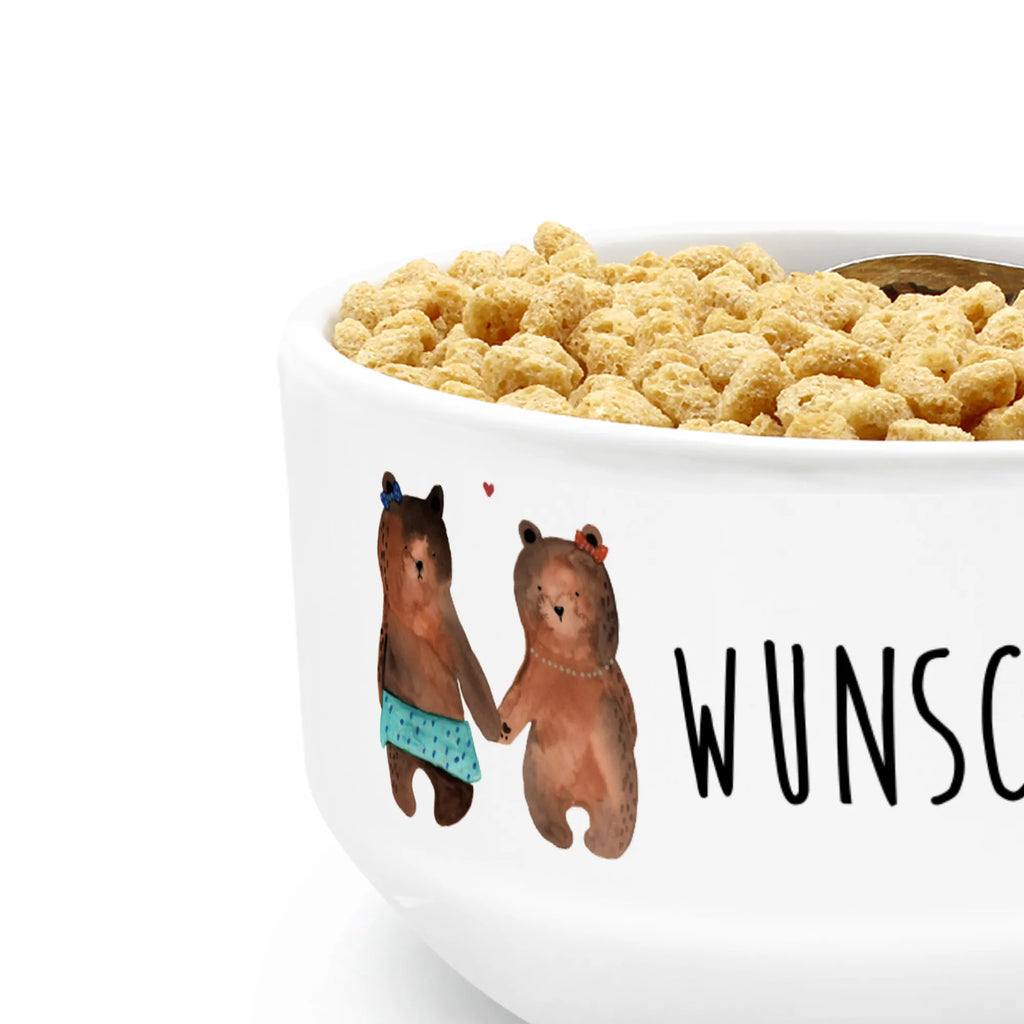 Personalized Muesli Bowl bear Girlfriend snack bowl, breakfast bowl, dessert bowl, salad bowl, personalized cereal bowl, fruit bowl, porcelain bowl, soup bowl, muesli bowl, bowl, ceramic bowl, bear, teddy, teddy bear, cuddly toy, bear girlfriend best friend love proof of love loves buddy buddy